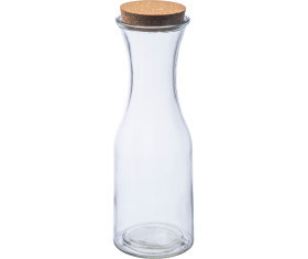 Glasflasche mit Korkdeckel, 1.000 ml