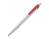 Kunststoffkugelschreiber mit farbigem Clip