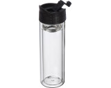 Vakuum-Glasflasche mit Teesieb, 400 ml